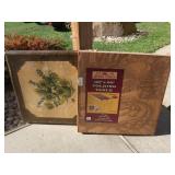 Vintage Card Table& 30x60x28 Folding Alum Table