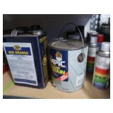 Contents of Shelf-Spray Paint,Concrete