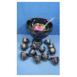 Vintage Indiana Glass Harvest Grape Irisdescent