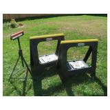 Plastic Workhorse Saw Horses& Saw Horse Roller