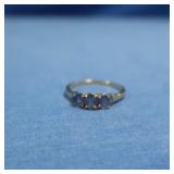 14K Tanzanite&Diamond Ring 1.2gr Sz 7(1 dia.