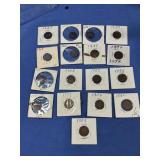 16 Indian Head Pennies