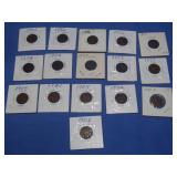 16 Indian Head Pennies
