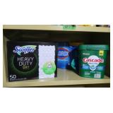 Clorox Wipes,Swiffer Pads,Cascade DW Tabs