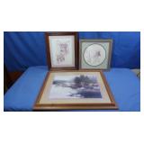 3 Art Prints of Deer