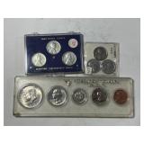 1964 Mint Set, 2 Sets of War Pennies
