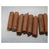 8 Rolls Wheat Pennies-unsearched