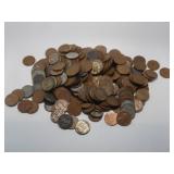 250+ Wheat Pennies-unsearched