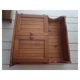 Wooden Wall Cabinet 23.25x7x24",Needs to be