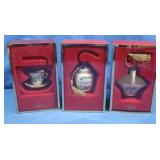 3 Lenox Christmas Ornaments