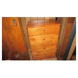 Wooden Chest of Drawers 21x13x34"