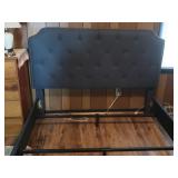 Cloth Covered Headboard&Footboard w/Bed