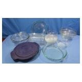Glass Pie Plates,Mixing Bowls,Baking Dishes&more
