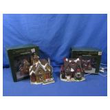 2 Copperfield Keepsake,Porcelain Lighted House