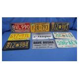 Vintage License Plates,Mich,PA,OH&Front Plates