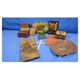 Wooden Wall Hangings,Sm Wooden Boxes&more