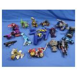 14 Misc Transformers with plastic tote
