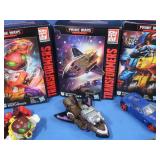 4 Transformers w/boxes,Repugnus,Blast Off,Counter