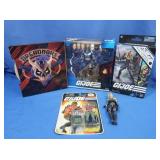 3 New GI Joe Action Figures,Zartan,Helix&Bazzoka