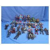 Lg Lot of Captain America Action Figures