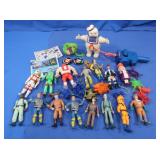 Lot of Vintage Ghostbusters Action Figures