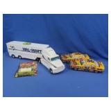 Walmart Tractor Trailer model,M&M Metal Car/Candy
