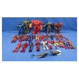 Marvel Ironman Action Figures-some Larger