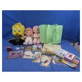 Vintage Tweety Bird Stuffed Toy, Rosie Doll,