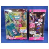 Olympic Gymnast Barbie 1995&Puppy Water Play