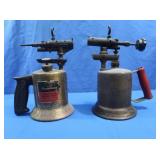 2 Antique Gasoline Blow Torches