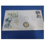 1971 First Day Issue Douglas MacArthur Stamp&Coin