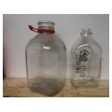 Pot-o-Gold Dairy 1/2Gal. Glass Bottle-1 Gal.