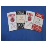 4 Vintage Kendall Motor Oils Pocket  Diary