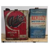Vintage Artex&Renuzit Oil Cans