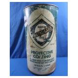 Vintage Quaker State Metal Guard-16 gal Drum