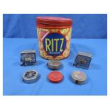 Ritz Cracker Tin&Tape Measures