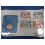 1970 First Day Issue Bermuda Decimal Overprint