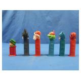 NTG PEZ Dispensers-Batman,Santa,Spiderman,Teenage