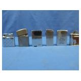 6 Vintage Lighters-Champ,Ascot,M4-Lite,Colibri