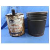 Vintage Unico 5 gal. Can&Vintage metal Tin
