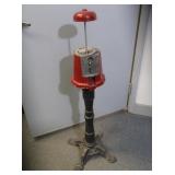 Gumball Machine Repro on Heavy Meal Stand 38"H