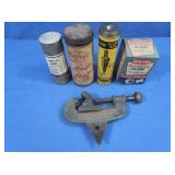 Ridgid Pipe Cutter,Plumb Bob,Vulcanizinng Clamp