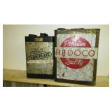 Vintage Oil Cans-Lubriplate 7lb.7 Redoco