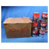 12qt. Cans of Vintage Montgomery Ward 10w30