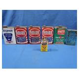 Collectible Adver. Tins-paco,Solox,Zerox,Ice