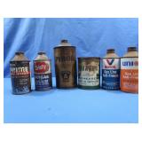 Vintage Auto Fluid Cans,Pryoil,Dry Gas