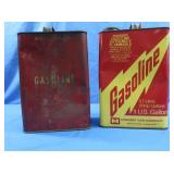 2-1 gal. Metal Gasoline Cans
