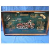 Harley Davidson Framed Wall Plaque 20x12"