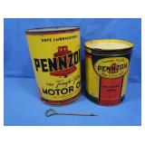 Vintage Pennzoil 5qt. Motor Oil Can,5lb.