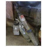 Handheld Broadcast Spreader&Bag of Peat Moss